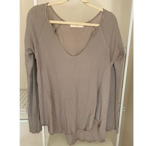 Urban Outfitters Waffle Long-Sleeve Tee